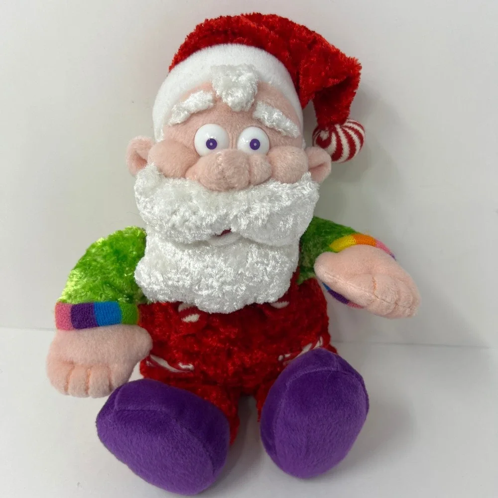 Sugar Plum Junction Santa‎ Claus Plush Doll Red Green Whimsical Holiday Toy 10
